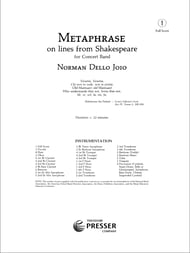Metaphrase band score cover